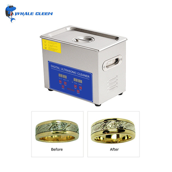Professional 250W Ultrasonic Jewelry Cleaner With Adjustable Sound 3.2L Sonic Cleaner For Jewelry