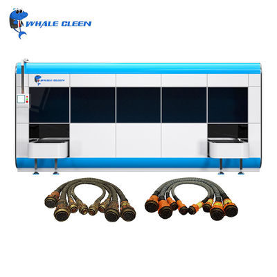 Nettoyeur à ultrasons industriel à six réservoirs