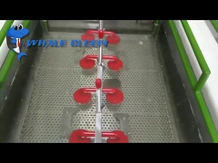 Machine de nettoyage électrolytique de moule de doubles réservoirs pour le nettoyage de moule